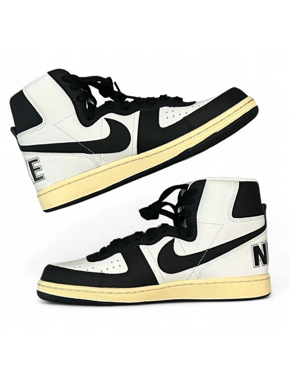 Nike Terminator High Panda Phantom Black Pale Vanilla Sail Retro Shoe Size 9 Men